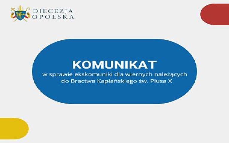 Komunikat w sprawie ekskomuniki dla wiernych należących do Bractwa Kapłańskiego św. Piusa X